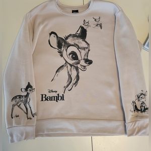 Disney Bambi long sleeve sweater size XL